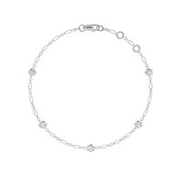 Bracelet Ama Woman Aria in White Gold Diamante Lab Grown AMA-BR-F100-122